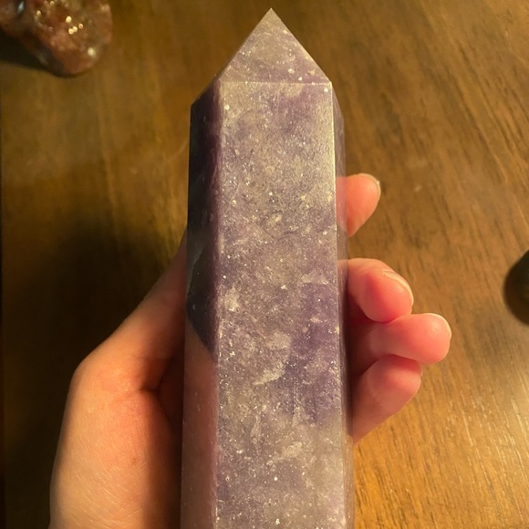 Large Lepidolite Tower - Picture 2 of 4